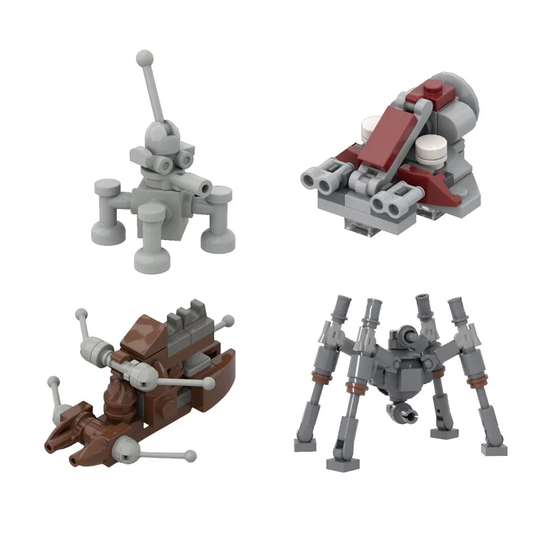 

MOC building toys featuring miniature robot models as decorative items make great creative holiday gifts for all enthusiasts.