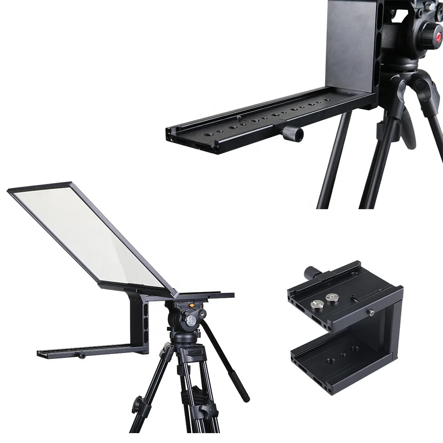 Duży system telepromptera X22 Transmisja wideo Prompter Audio Tv 22-calowy monitor Full HD dla studia wywiadów