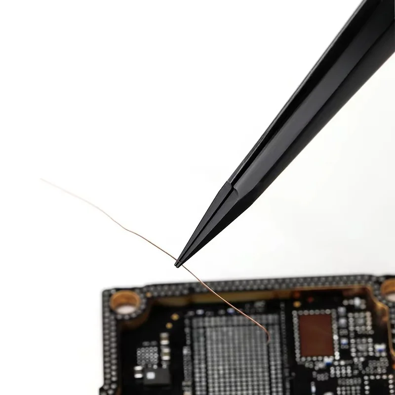 Qianli INeezy-Pinzas ultrafinas de acero inoxidable para reparación teléfonos móviles, alicates reparación puente BGA,