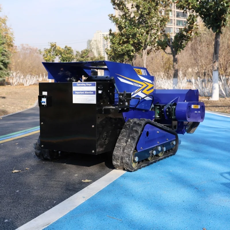 Customized 800-1000mm Flail Robot Lawn Mower – Cordless Remote Control at Competitive Prices for Farm