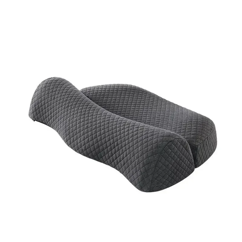 Cervical Pillow With Memory Foam Core, Ergonomic Curved Shape, Optimized Neck Contour Design, Comfortable Head Support