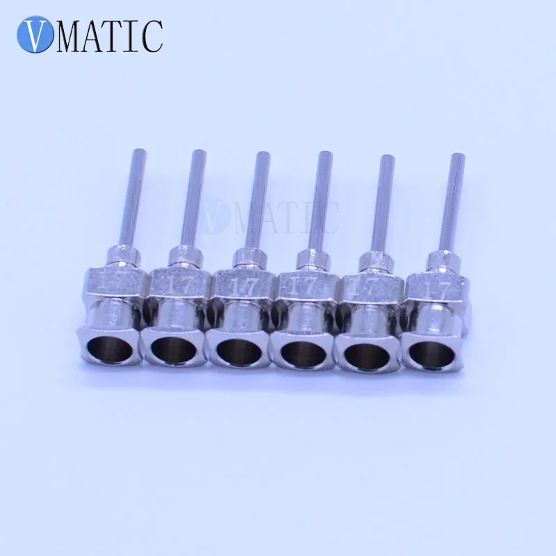 Free Shipping 12pcs 0.5 inch Tip Length 17G Stainless Steel Metal Tips in High Quality & Precision