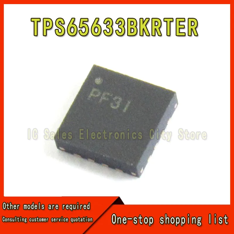 2-10 PCS TPS65633BK TPS65633BKRTER PF31 PF3I pantalla LCD IC para teléfono móvil inteligente Chip LCD 16 pines QFN-16