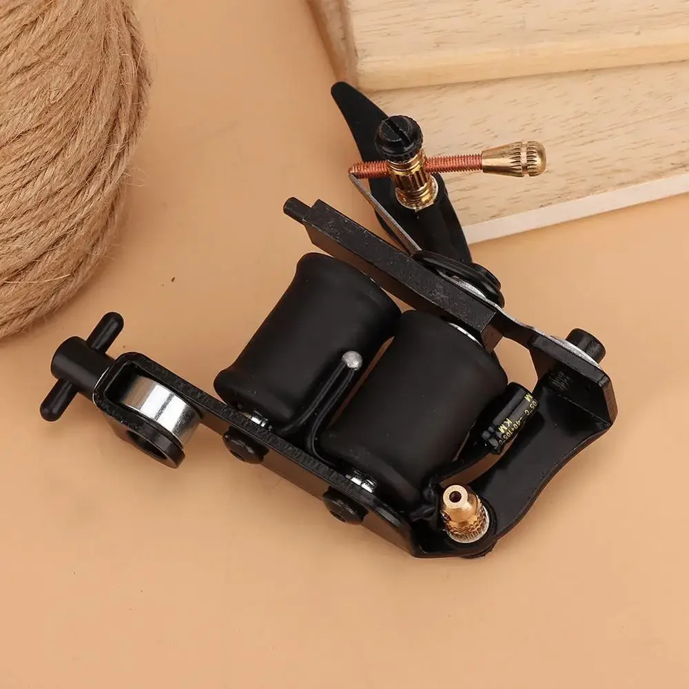 Stamping Alloy Tattoo Machine Copper Wrap Coils Lining Shading Iron Tattoos Guns Machine Supplies Tattoo Accessories Body Arts