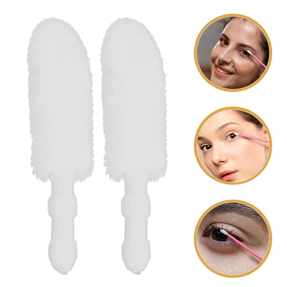 

500 Pcs Lip Brush Head Gloss Tint Stick Makeup Brushes Lipstick Replacements Heads Disposable Portable