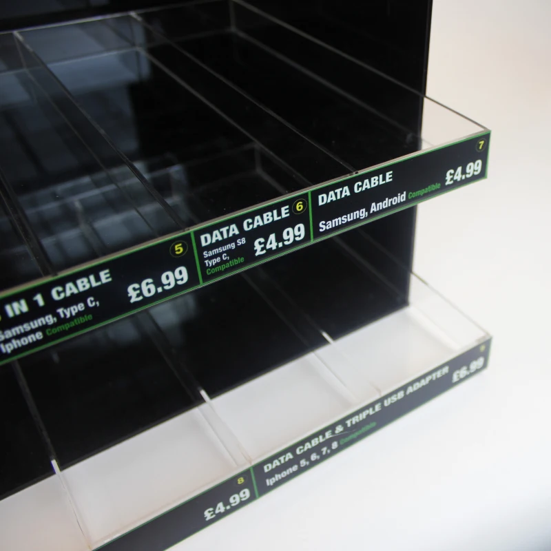 custom.Durable Counter Acrylic Display Stand Retail Custom Display Rack