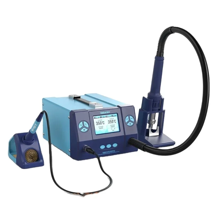 

High-power New 2 in 1 BAG Welding Iron Hot Air Desoldering Station Cell Phone Repair MAX Intelligent Soldering And De-soldering
