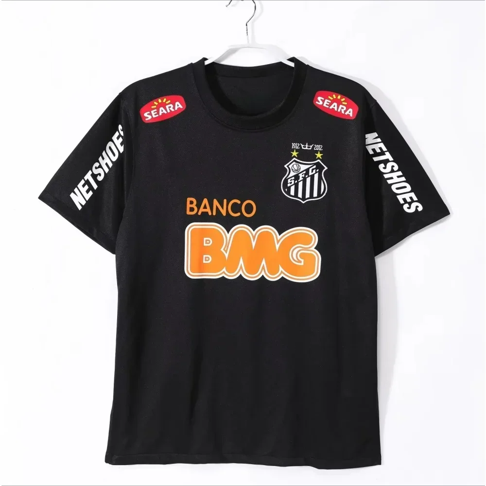 Camisetas de fútbol de algodón con estampado de Santossi, camisetas Vintage de fútbol Little Neymar para hombre, camiseta con estampado 3d para hombre y mujer