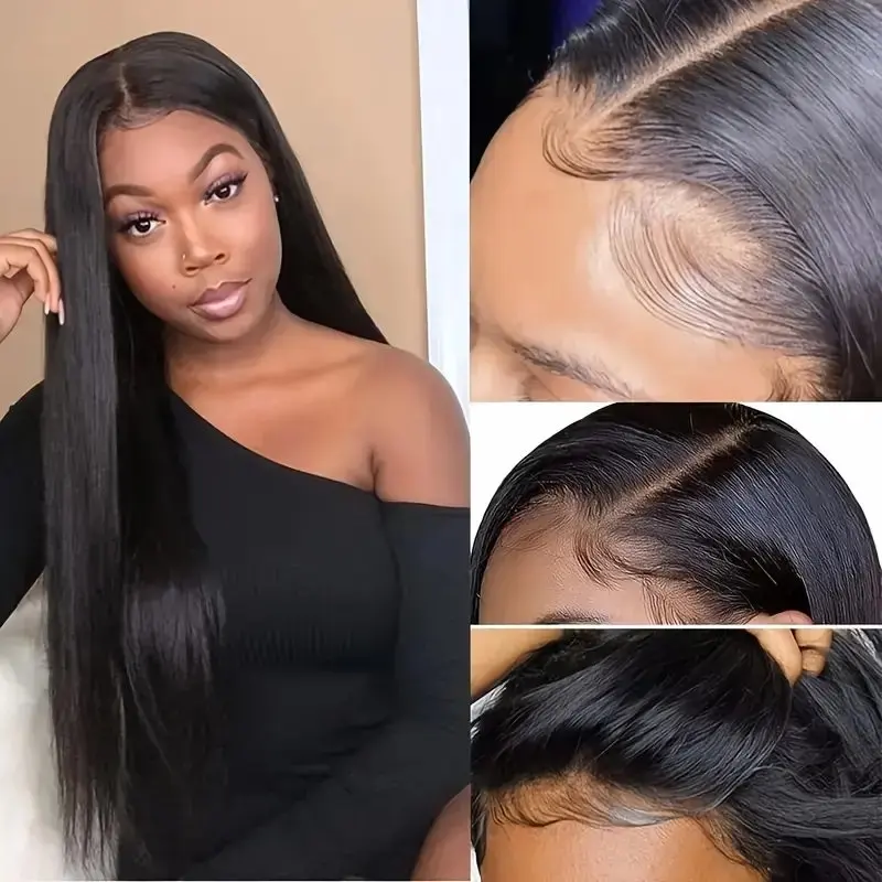 Rosabeauty 30 40 Inch 13x6 Human Hair 13X4 Frontal 5X5 Glueless Ready to Wear Wigs 250% For Women Straight Lace Front Wig