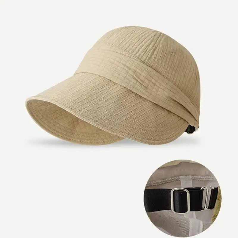 UV Hat Adjustable Fishing Hat Breathable Foldable Headgear For Hiking Beach Vacation Camping Gardening Fishing Golf Boating