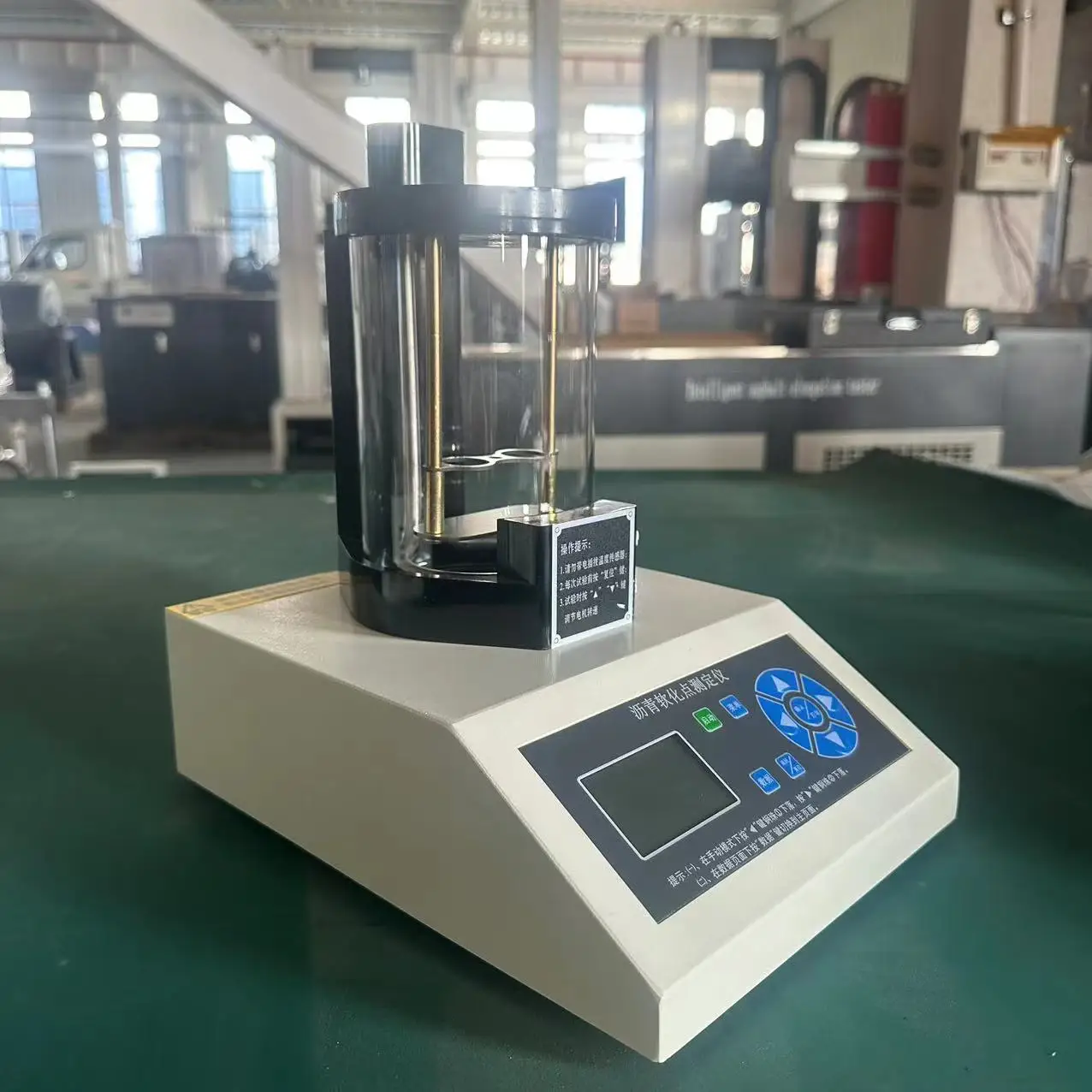 Digital Bitumen Softening Point Tester Asphalt Ring Ball Apparatus Paint Scratch Tester Industrial Machine 1 Year Warranty