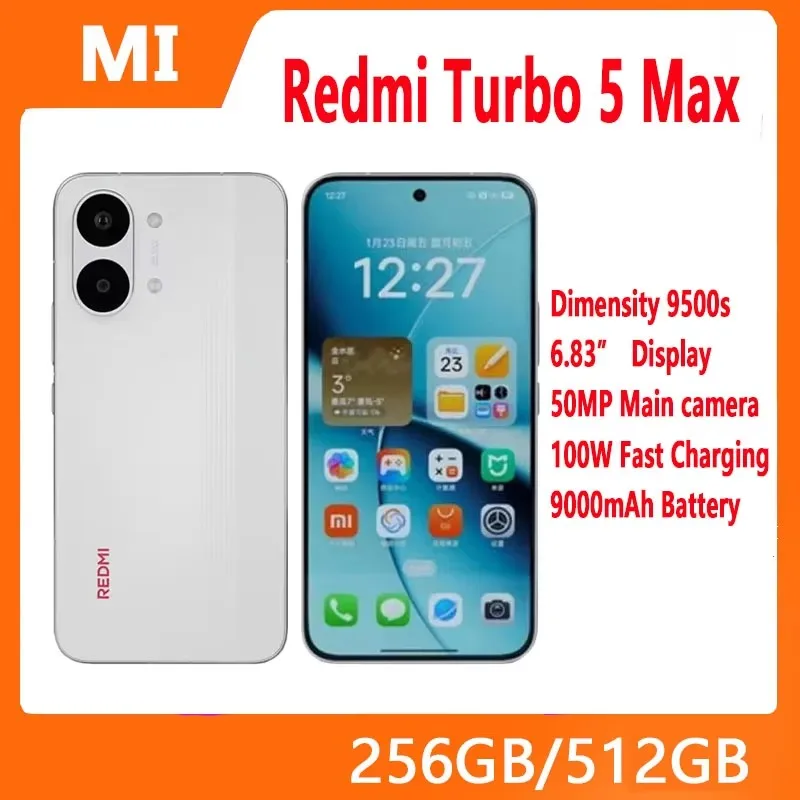 Redmi Turbo 5 Max Smartphone Dimensity 9500s 6.83