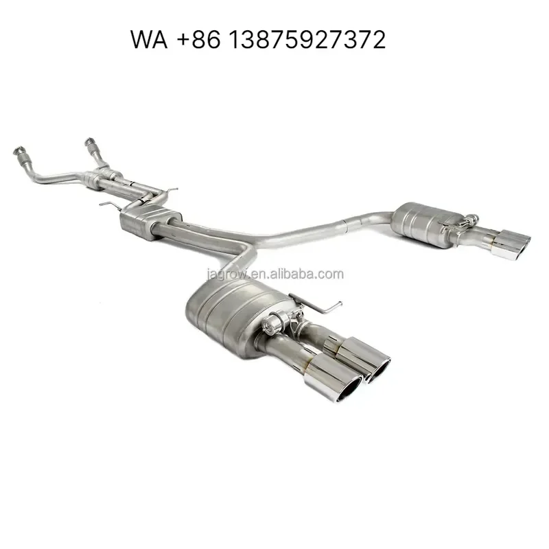 Custom Titanium Alloy Exhaust System Catback Pipes for S4 B8 SS304
