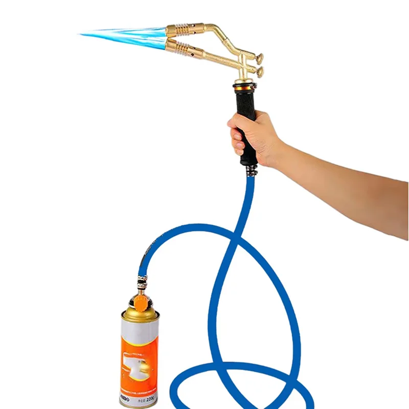 

Самая двуглавая сварочная горелка для сжиженного нефтяного газа Газовая горелка Кондиционер Сварочная горелка для медной трубки