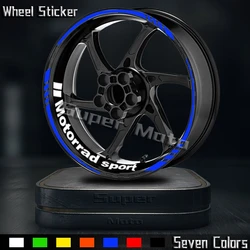 For R1250RS F900R/XR F800R S1000XR/RR/R R NineT R1200R G310R K600GTL Motorcycle Wheel Hub Sticker 17'' Rim Decal Stripe Tape