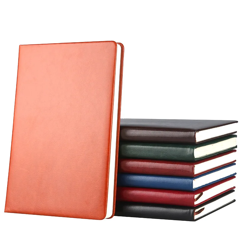 Customized product.Customized Logo/PU Hard Notebook, Wax oil PU Leather Notebook