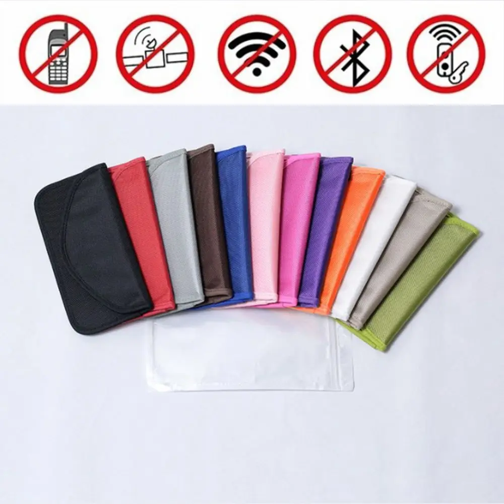 New Car Key Keyless RFID Blocking Bag Signal Blocker Case Car Key Fob Pouch Faraday Cage