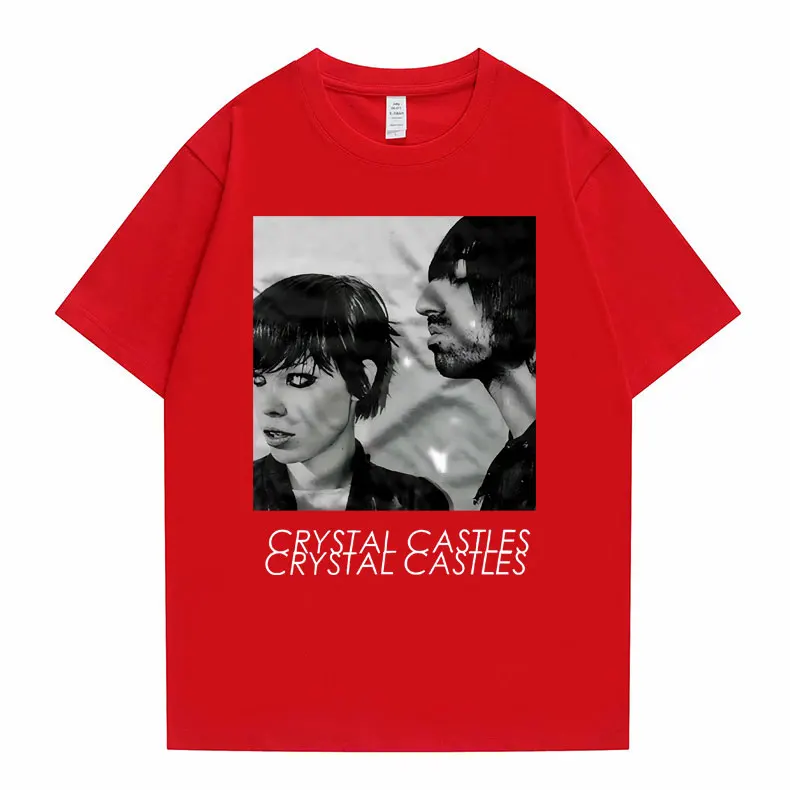 Crystal Castles Graphic T Shirts para Homens e Mulheres, T-shirts
