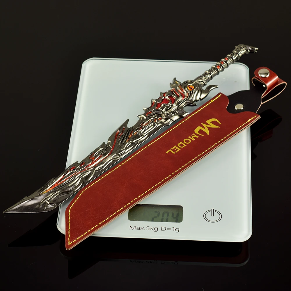 Periféricos de juego "Tumba Divina", 30cm/11,81 pulgadas, siete espadas mágicas de Chen Nan, colección de modelos, decoración de escritorio, regalos, juguetes de Anime