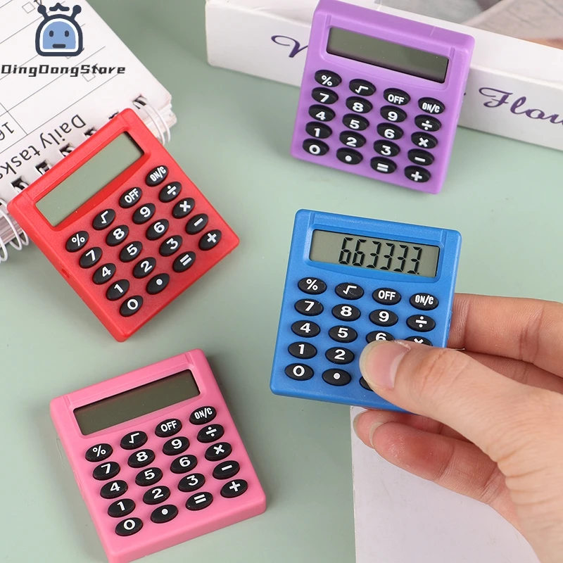 Personalized Mini Candy Color School Office Electronics Creative Calculator Pocket Boutique Stationery Small Square Calculator