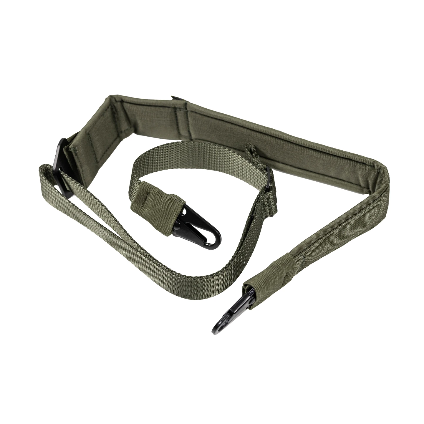 Two-Point Adjustable Sling Short Version – Ranger Green, HK Clips, Heavy Duty Nylon for Rifle Airsoft