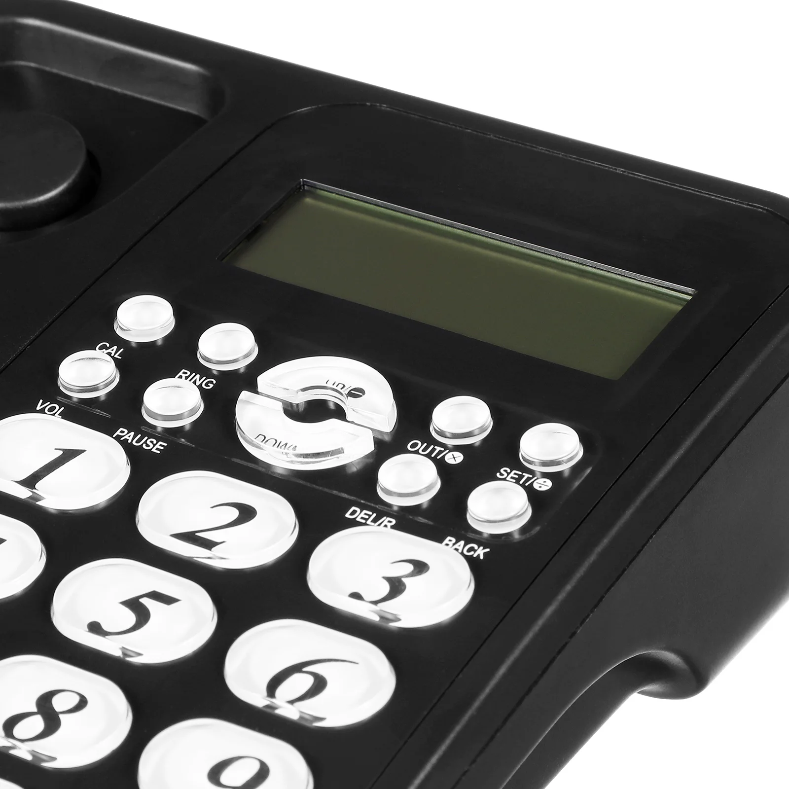 Clear Corded Phone Desktop Office Wall Caller Id Large Display Home Phone Stable Signal Call Forward Reject Function