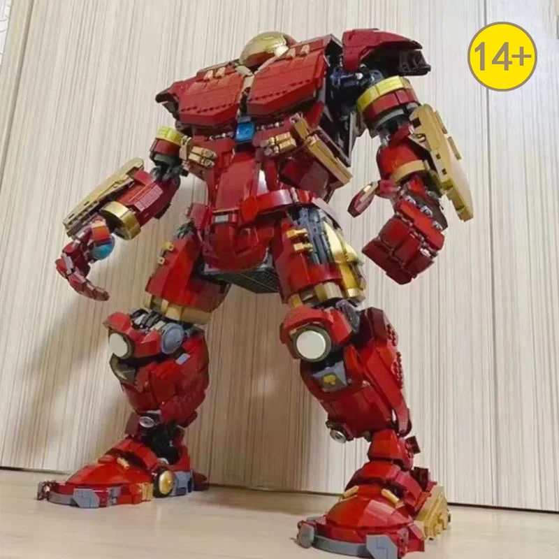 In stock 2026 NEW 4049PCS Hulkbuster Model Building Blocks MK44 Robot MOC Set Assembly Bricks Toys For Adult Gifts