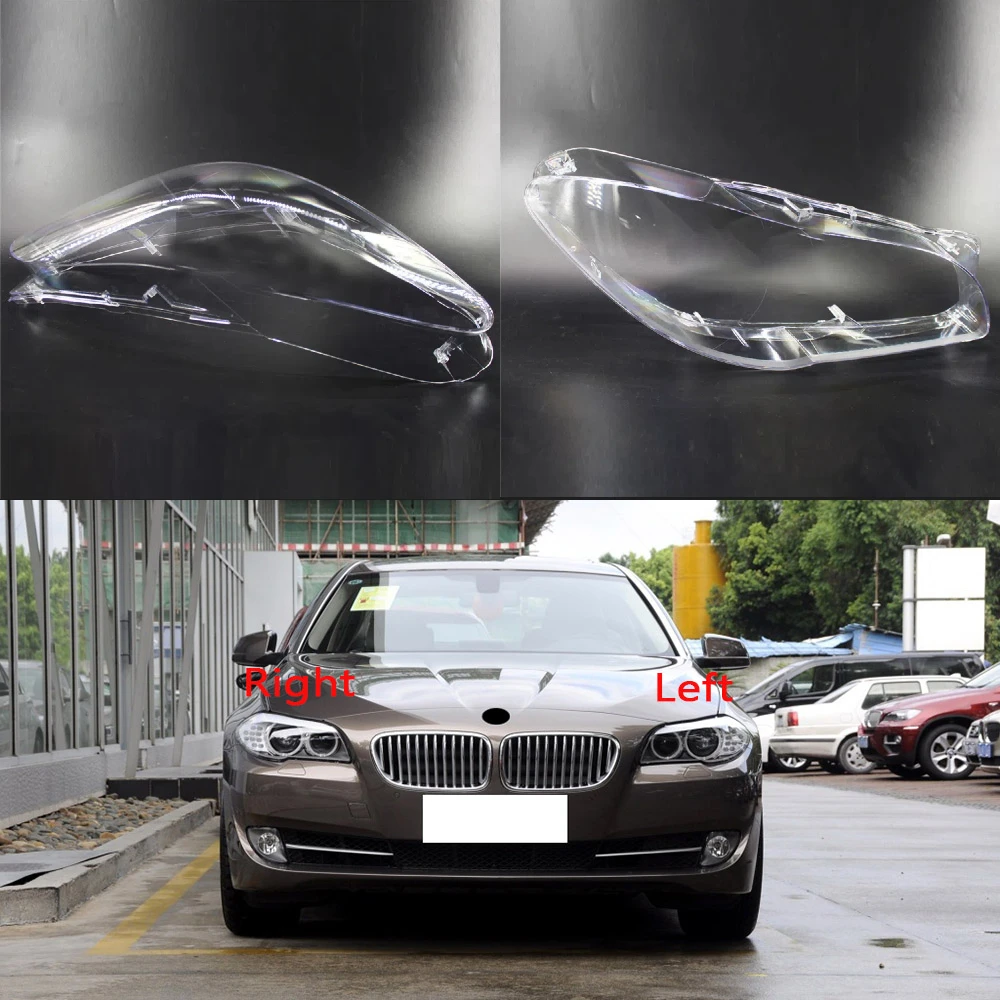 Car Headlight Headlamp Light Lampshade Glass Lens Case Shell Cover For BMW 5 Series F10 F18 2010-2014 Headlight Cover