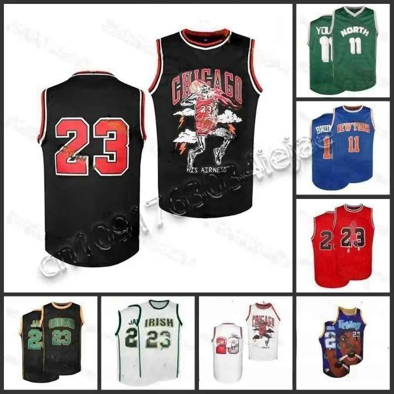 

Summer Number 23 Chicago Printed Kids Basketball Jersey Tank Top Men's Sleeveless T-Shirt Casual Streetwear Sports Clothing