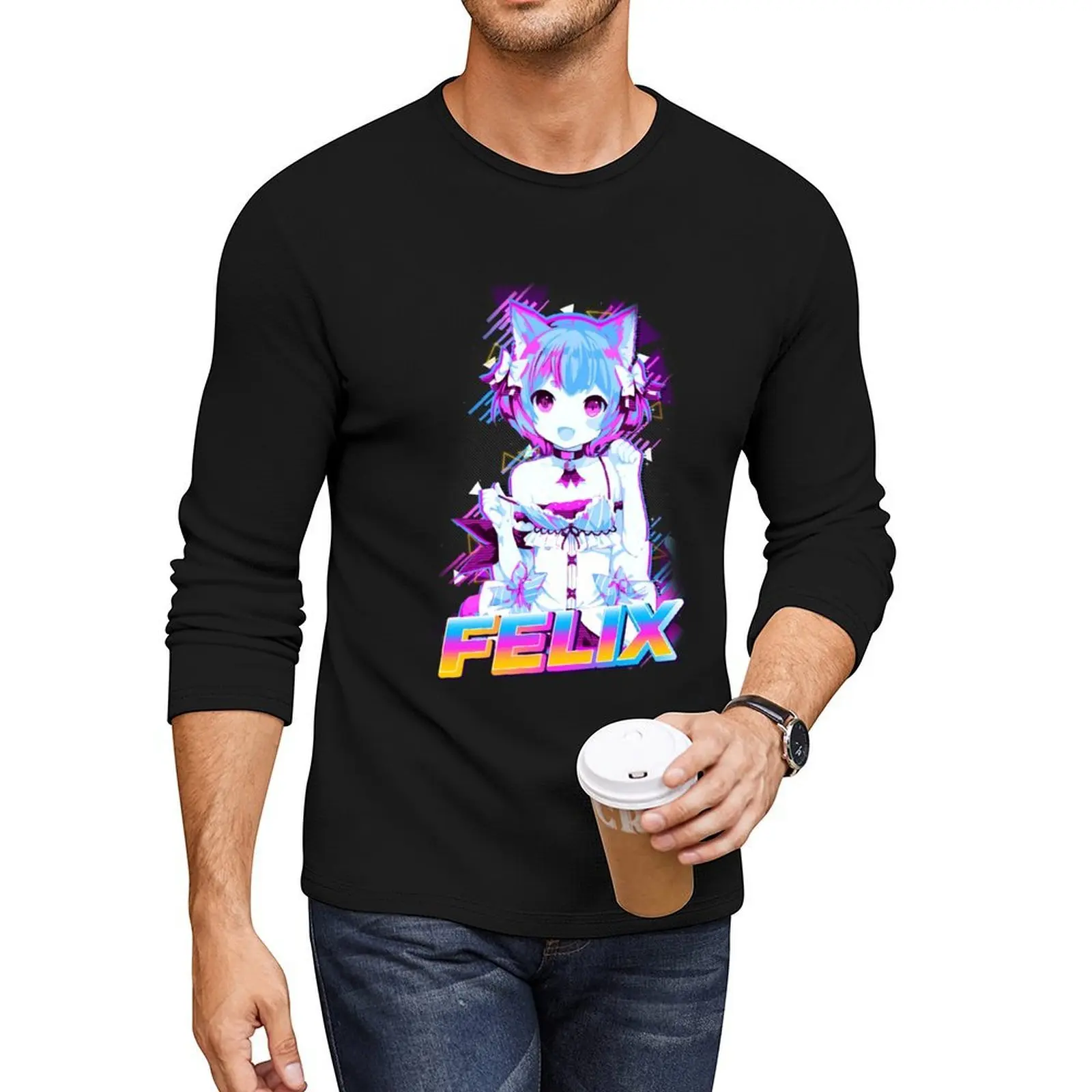 

Felix Re:Zero Long T-Shirt graphics t shirt tops plain t-shirt oversized t shirt t shirts men