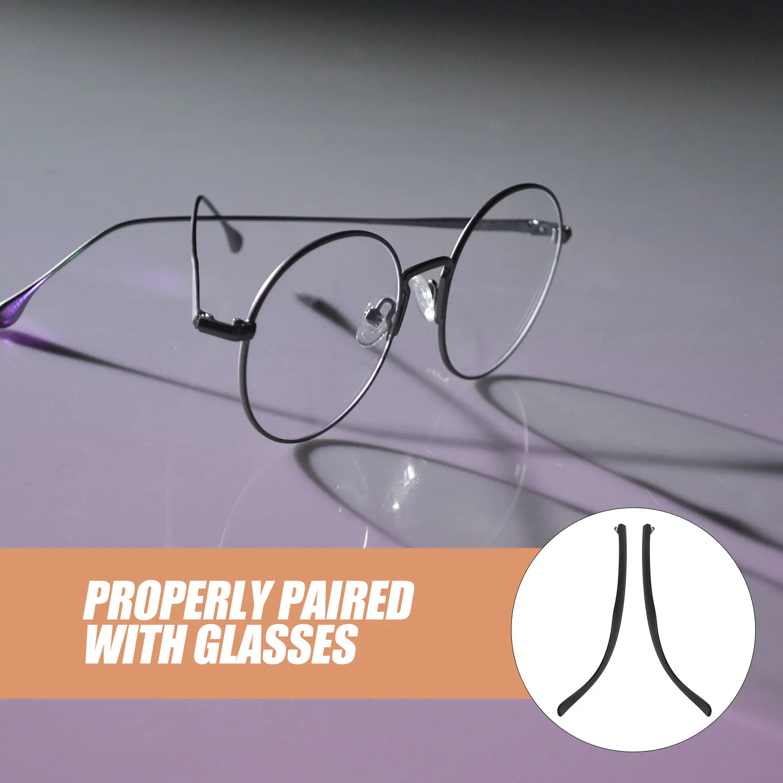 

1 Pair Universal Eyeglasses Arm Legs Temples Sturdy Repair Kit Sunglasses Parts Glasses Accessories Unisex Design Labor
