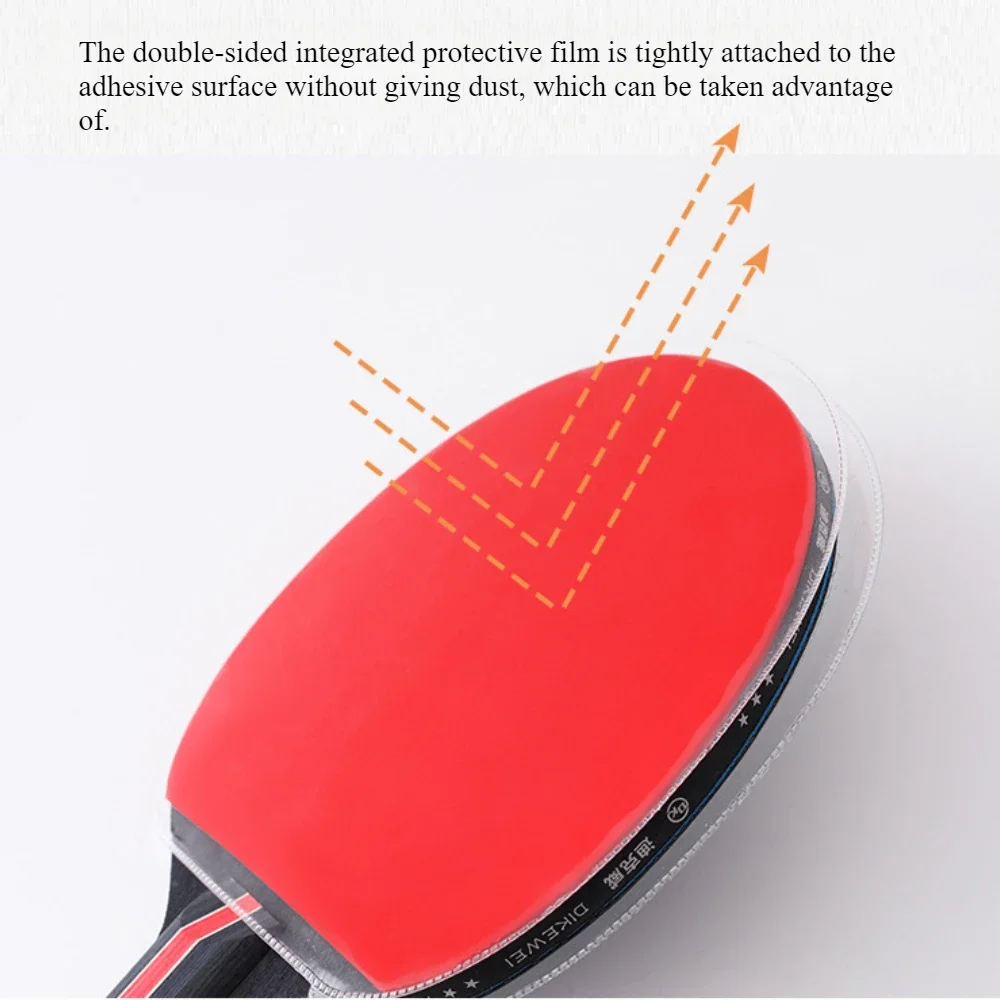 

1PC Table tennis racket protective film Table tennis racket bottom double-sided protective film adhesive rubber special