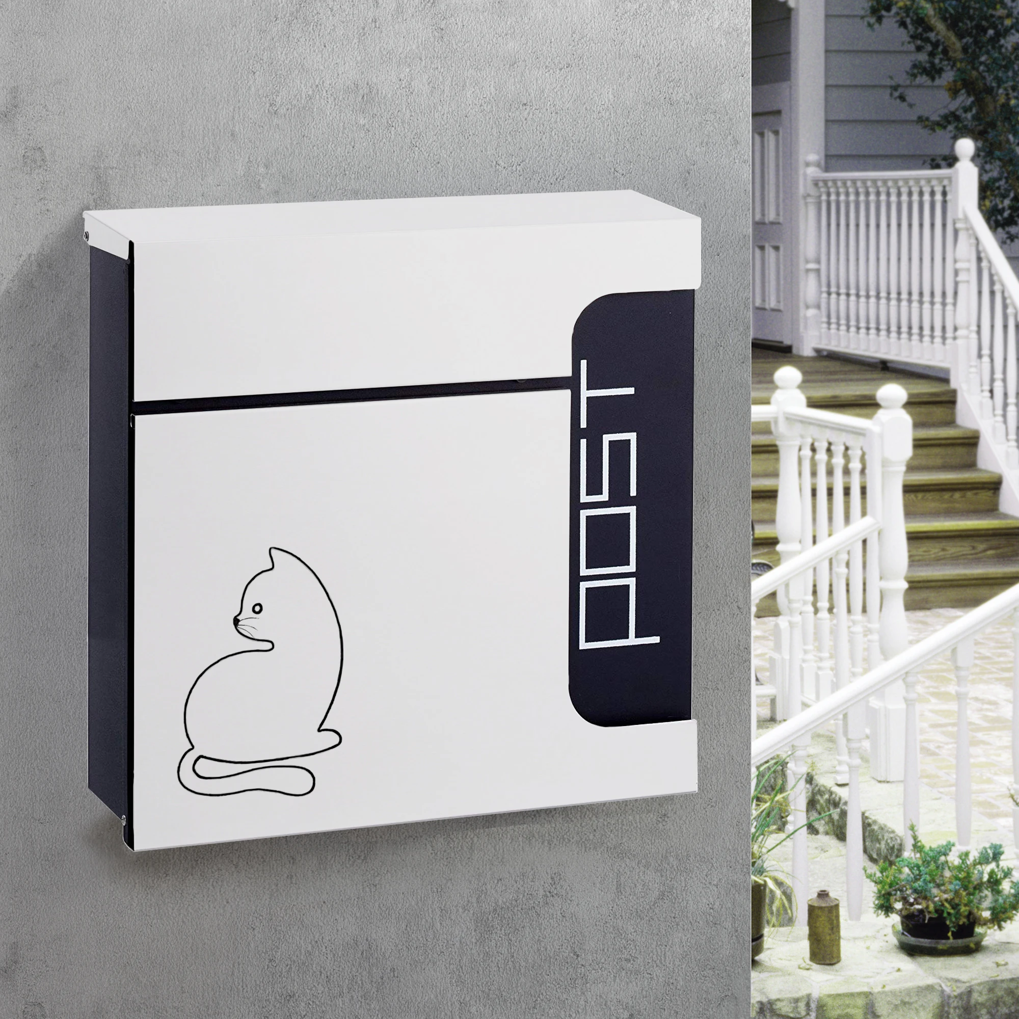 Letter And Newspaper Box For Household Newspapers And Magazines Outdoor Wall-mounted Lockable Employee Opinion Box General Manag