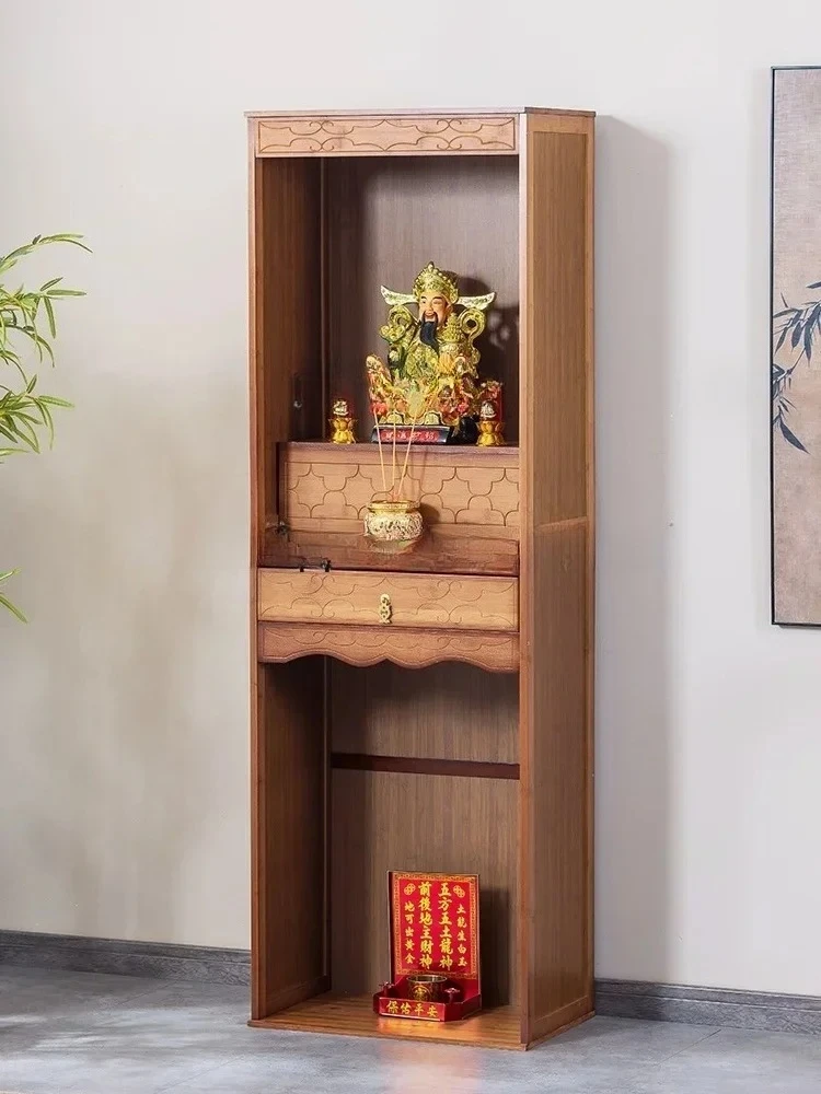 P6.29  new Chinese double-layer shrine shrine Guanyin God of Wealth offering table household modern small offering table
