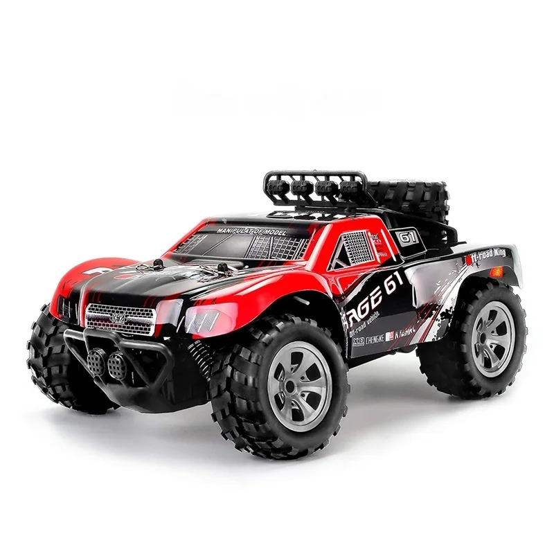 Hot Rc Car 1:18 High-Speed Off-Road Remote Control Car 2.4g Short Card Racing Car Climbing Car Toy Child Holiday Birthday Gift