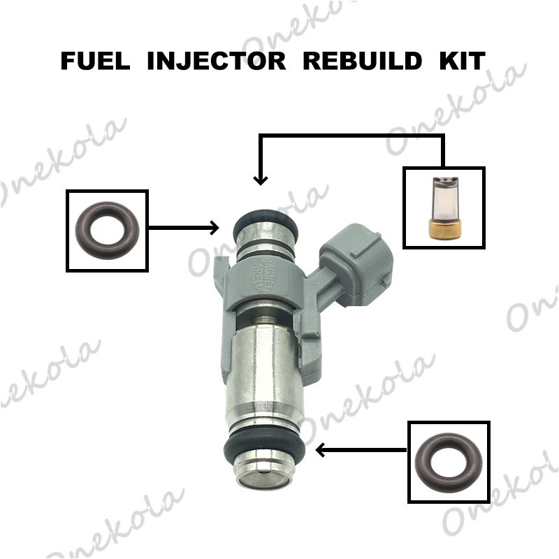 Filters Orings Seals Grommets Fuel injector service kit filter for Chery QQ OEM IPM019 IPM-019 9648148580 964 814 858 0