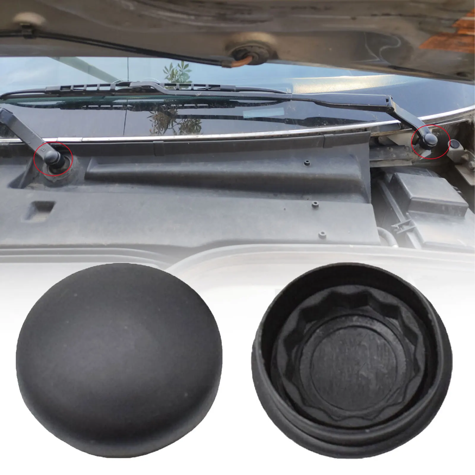 

4pcs for Volkswagen Bora Passat B5B6B7 Golf Audi A3A4A6A8 Car Wiper Arm Screw Cap Cover Car Exterior Accessories
