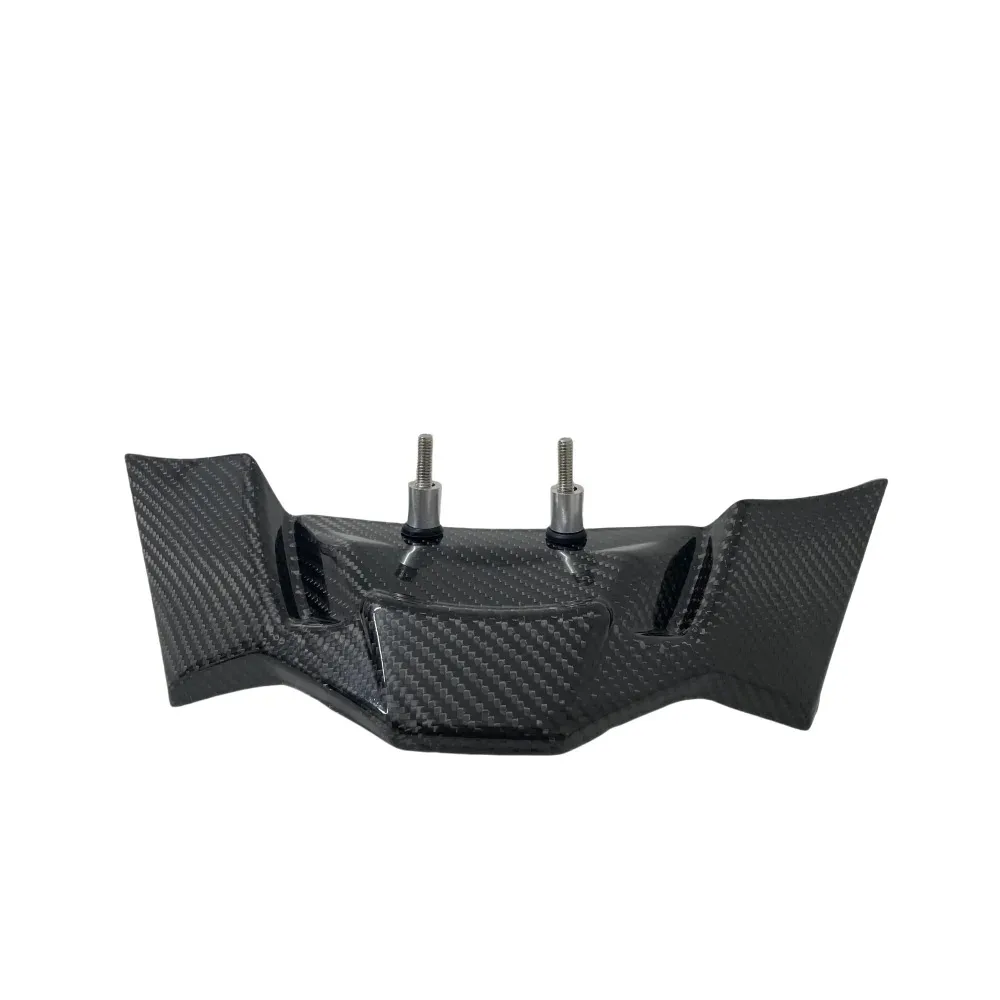 For BMW F900R 2021-2024 3K %100 carbon fiber front spoiler downforce bare aerodynamic wing deflection front headlight extension