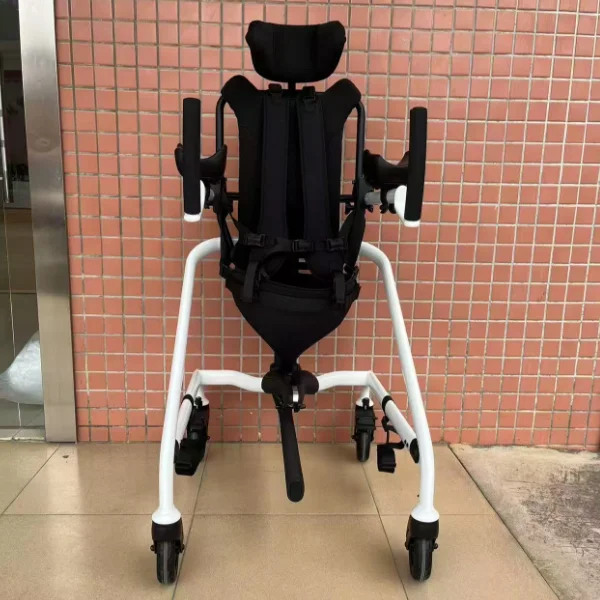 GT01 Adjustable Height Armrest Width Pediatric Cerebral Palsy Gait Trainer Walker Pacer for 3-16 Years Special Needs Child