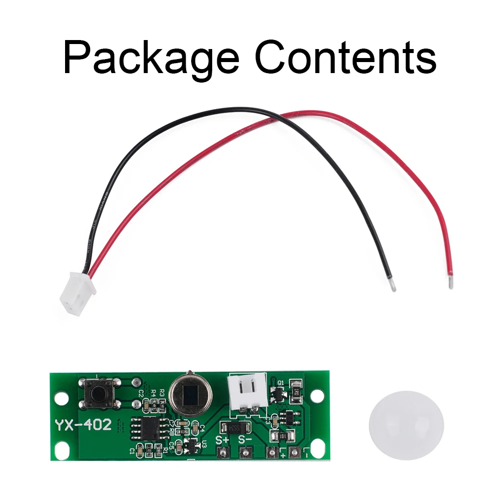 Sensor Module for Red Black Line Solar Charging Human Infrared Induction Luminous Control Automatic Practical