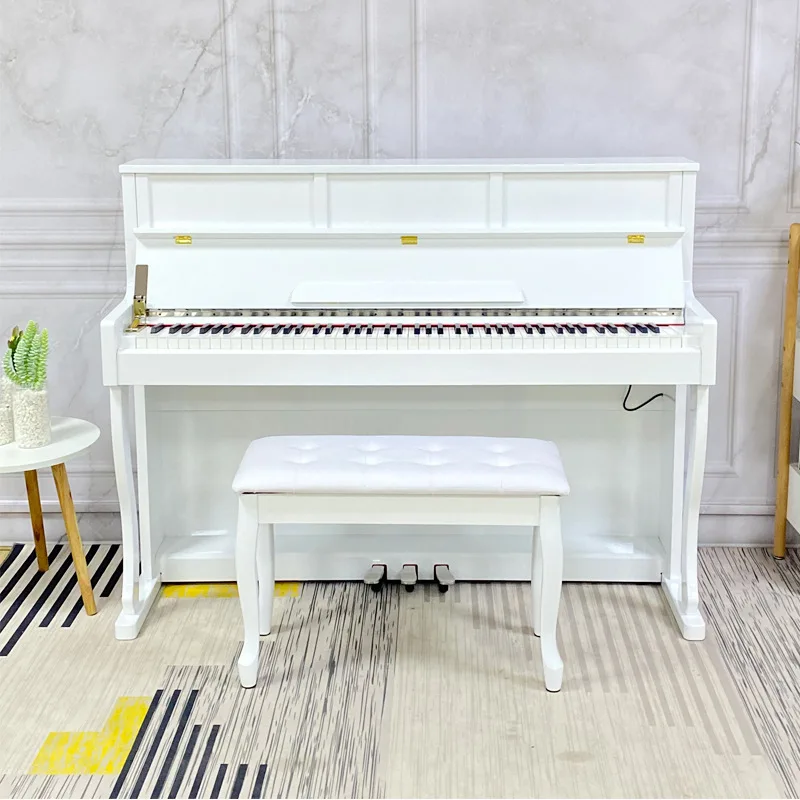 88-Key Upright Digital Piano with Weighted Keys - Hammer Action Keyboard for Home Practice & Grading Exams