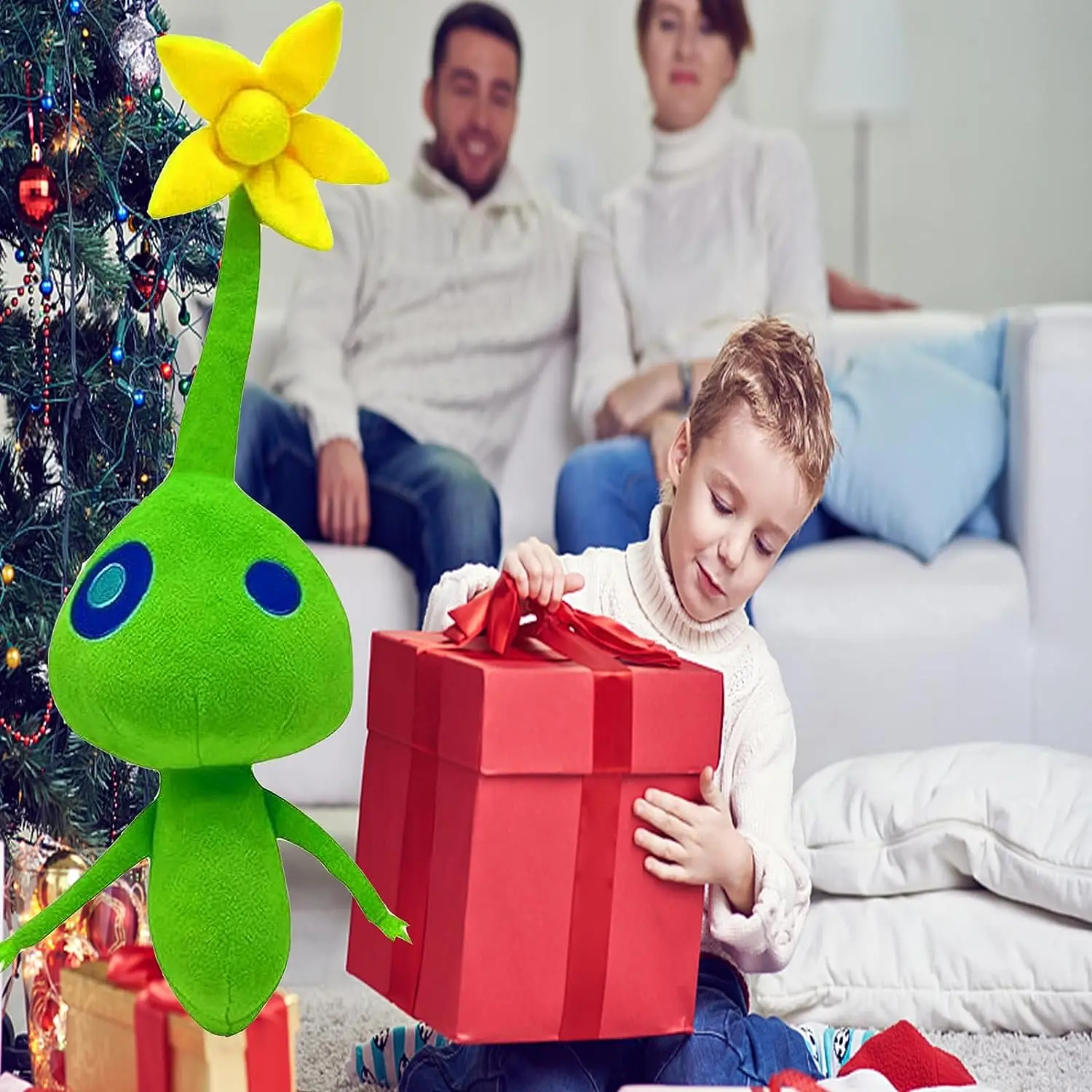 Pikmin Ice and Oatchi Plush Adorable Plant Like Creatures for Fun and Collecting Soft Stuffed Figure Doll for Kids and Adults