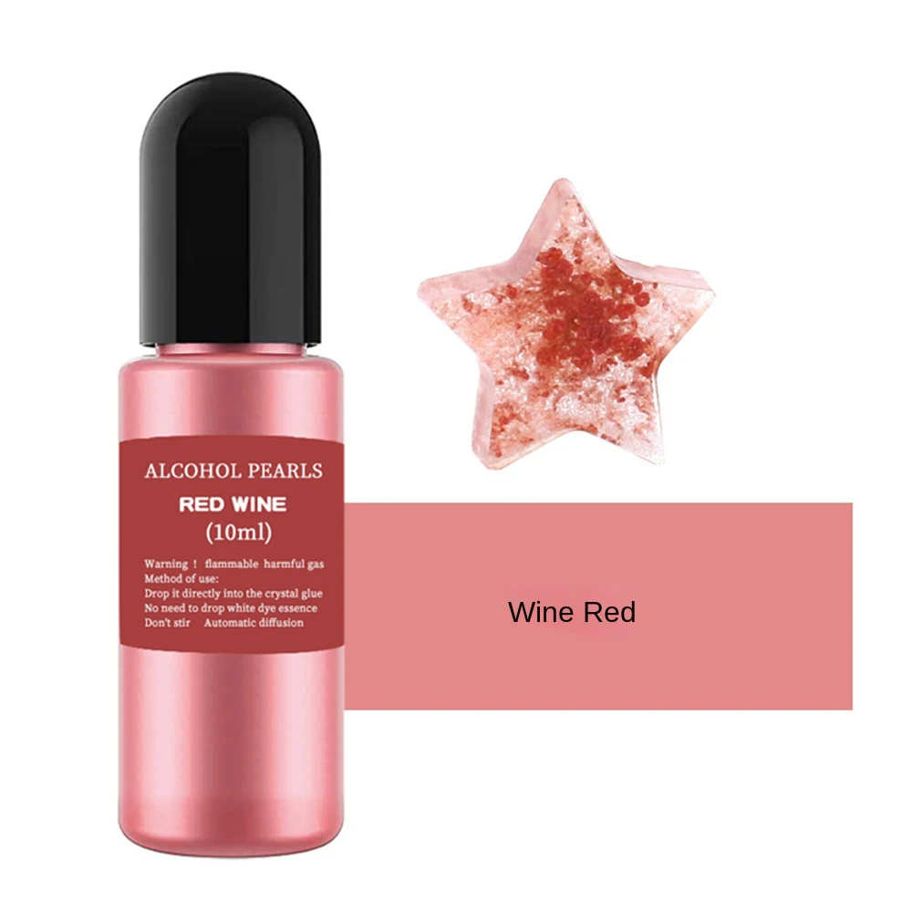 Resin Pigment Vignette Alcohol Ink Metal 12 Color Pigment Liquid Colorant 10/15ml Drop Gel Dye