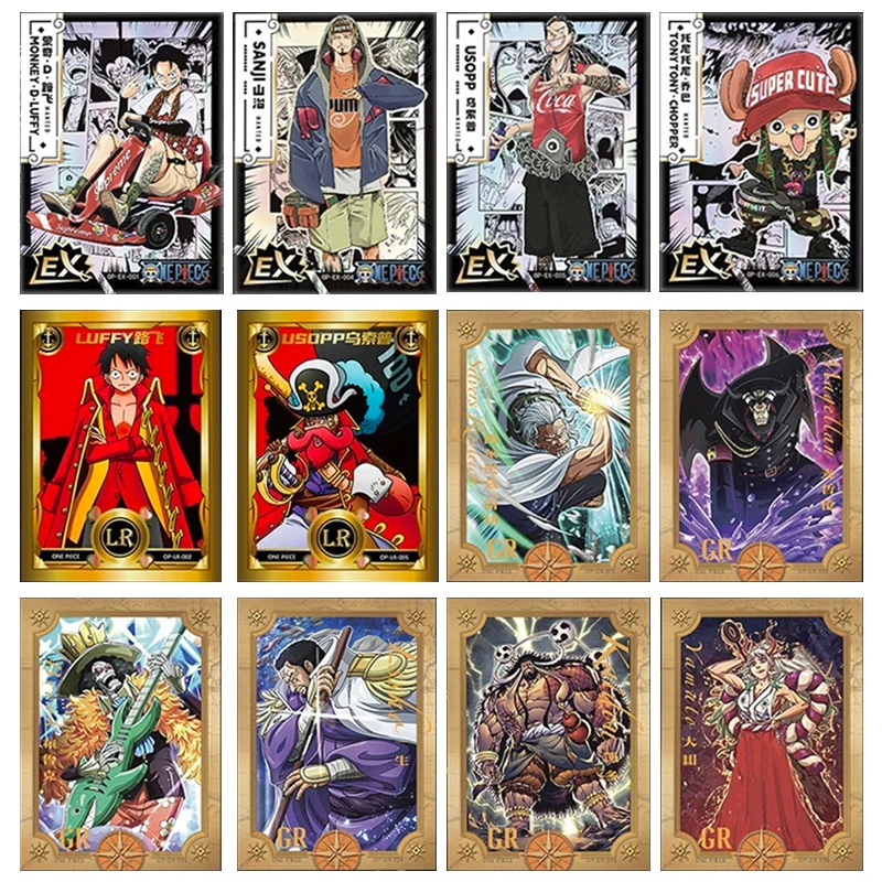 

Японское аниме One Piece Usopp Monkey D. Luffy Roronoa Zoro Sanji Коллекционные карты Рождественские подарки на день рождения Детские игрушки