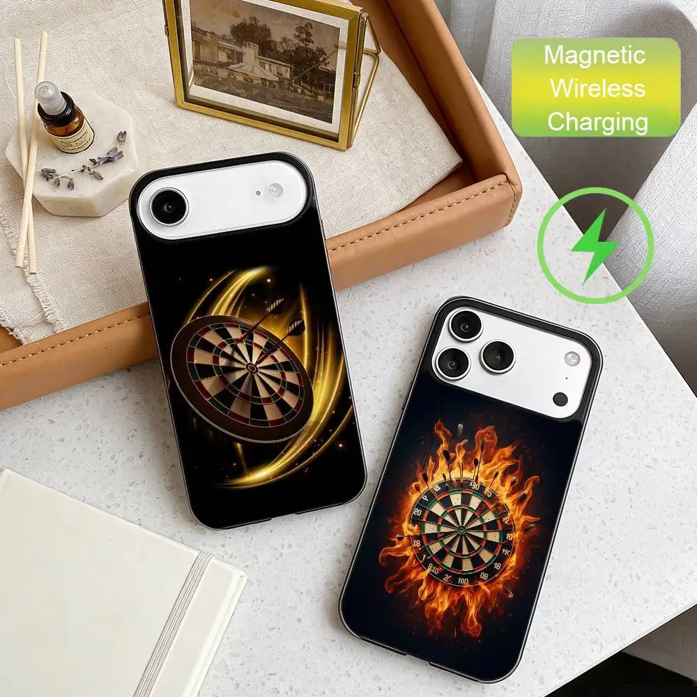 

Darts Phone Case For iPhone17,16,15,14,13,12,11 Plus,For Magnetic Wireless Charge Cover