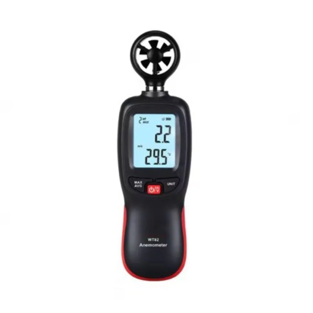 Wind Temperature Meter Handheld Anemometer Outdoor Weather Monitoring Real-time Readings 5 Measurement Accuracy