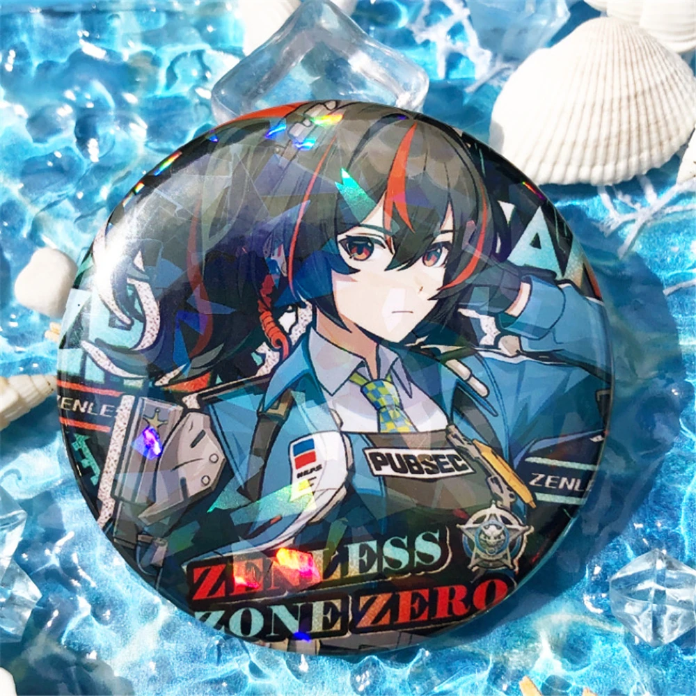 Broche de Cosplay Zenless Zone ontariAnby Demara Nicole Celethe pour Enfant, Danemark ge de Dessin Animé, Pendentif de Sac à Dos, Accessoires