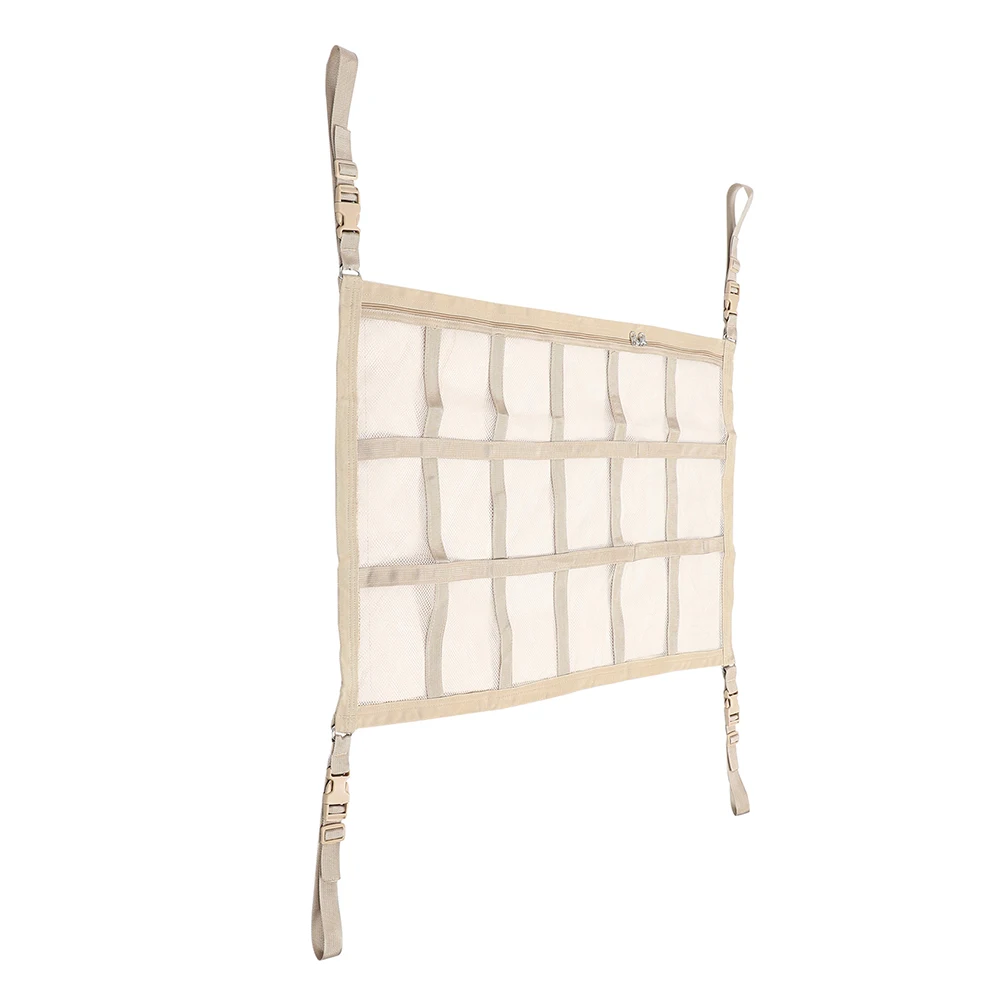 

Car Seat Bag 90x65 Mesh Double Zipper Organizer Large Capacity Road Trip Essentials For Adults Car Accessories SUV Truck Cargo