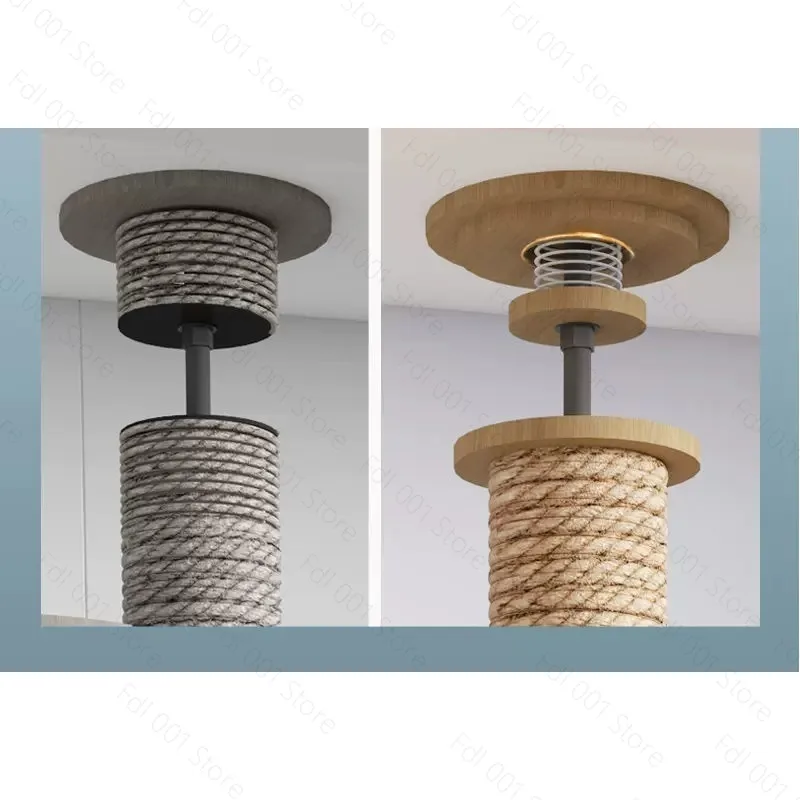 Adjustable Cat Tree House Cat Tower Floor to Ceiling Cats Multi-Level Condo With Scratching Post Hammock Pet Cat Pet Products view 5