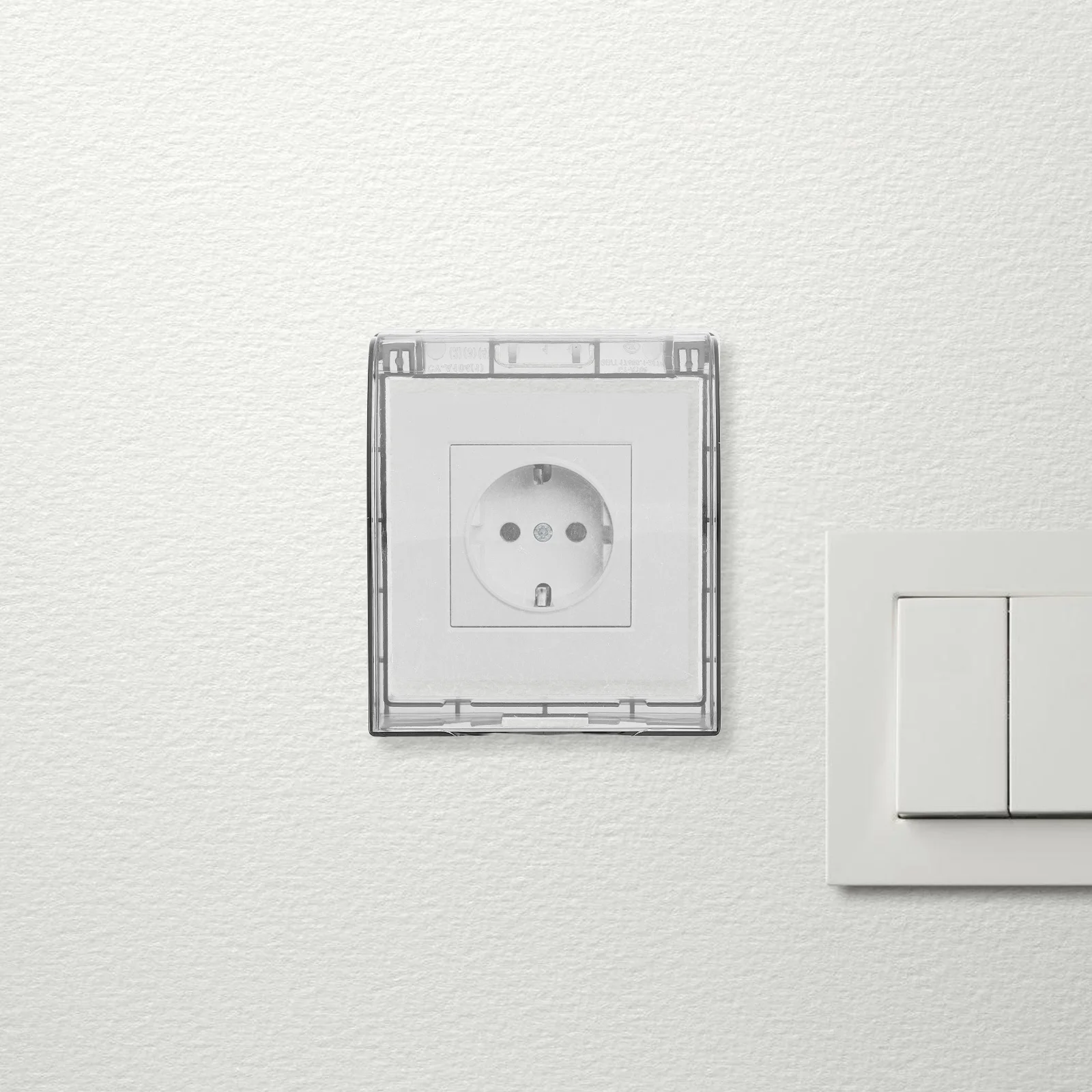 Waterproof Electrical Box Cover for Outdoor Use 86-Type Socket Protection Weatherproof Dirt Resistant Switch Cover Receptacle